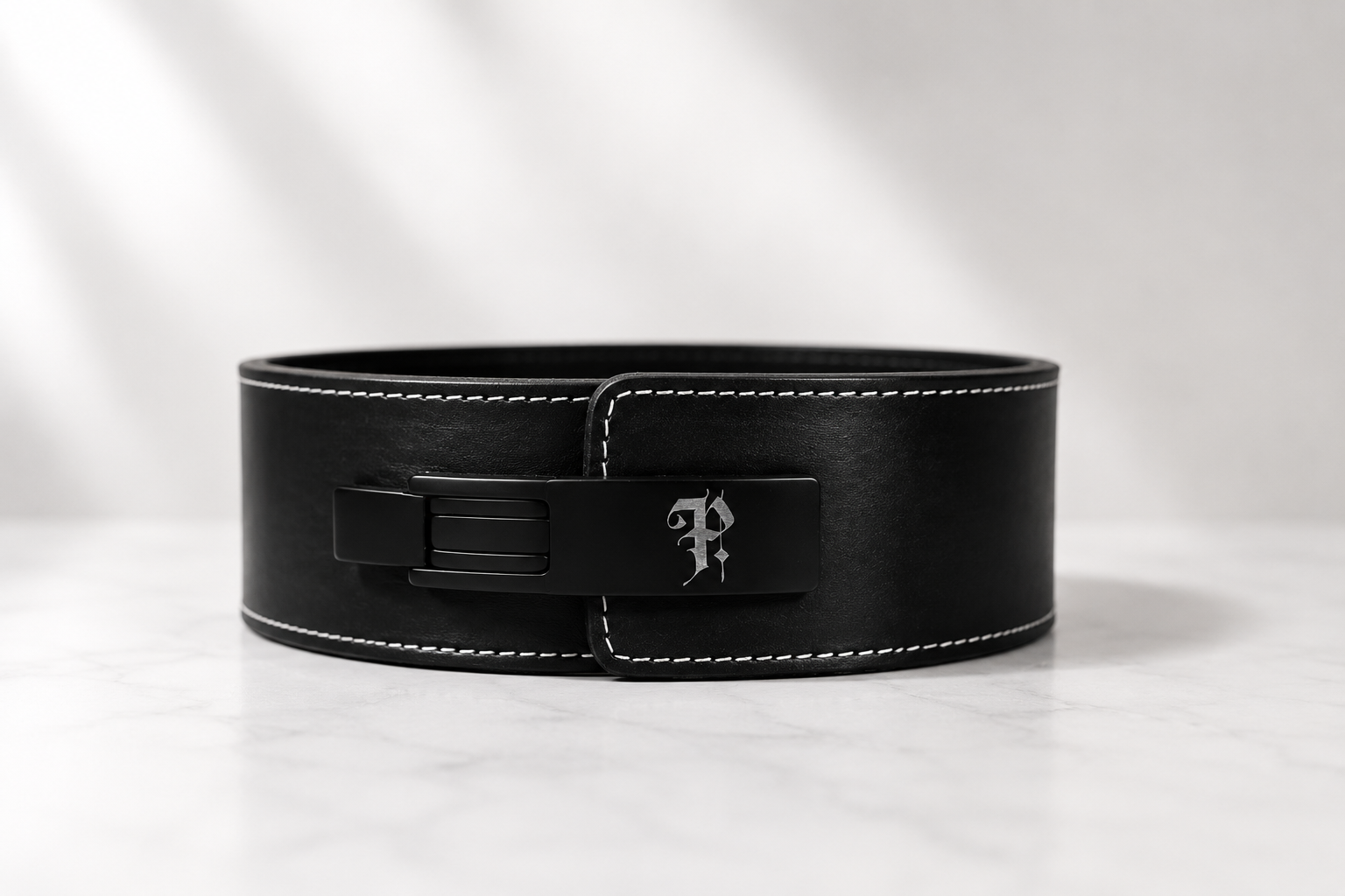 Black Lever Lifting Belt